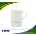 KC-2511 Haonai well welcomed products,white porcelain coffee cup